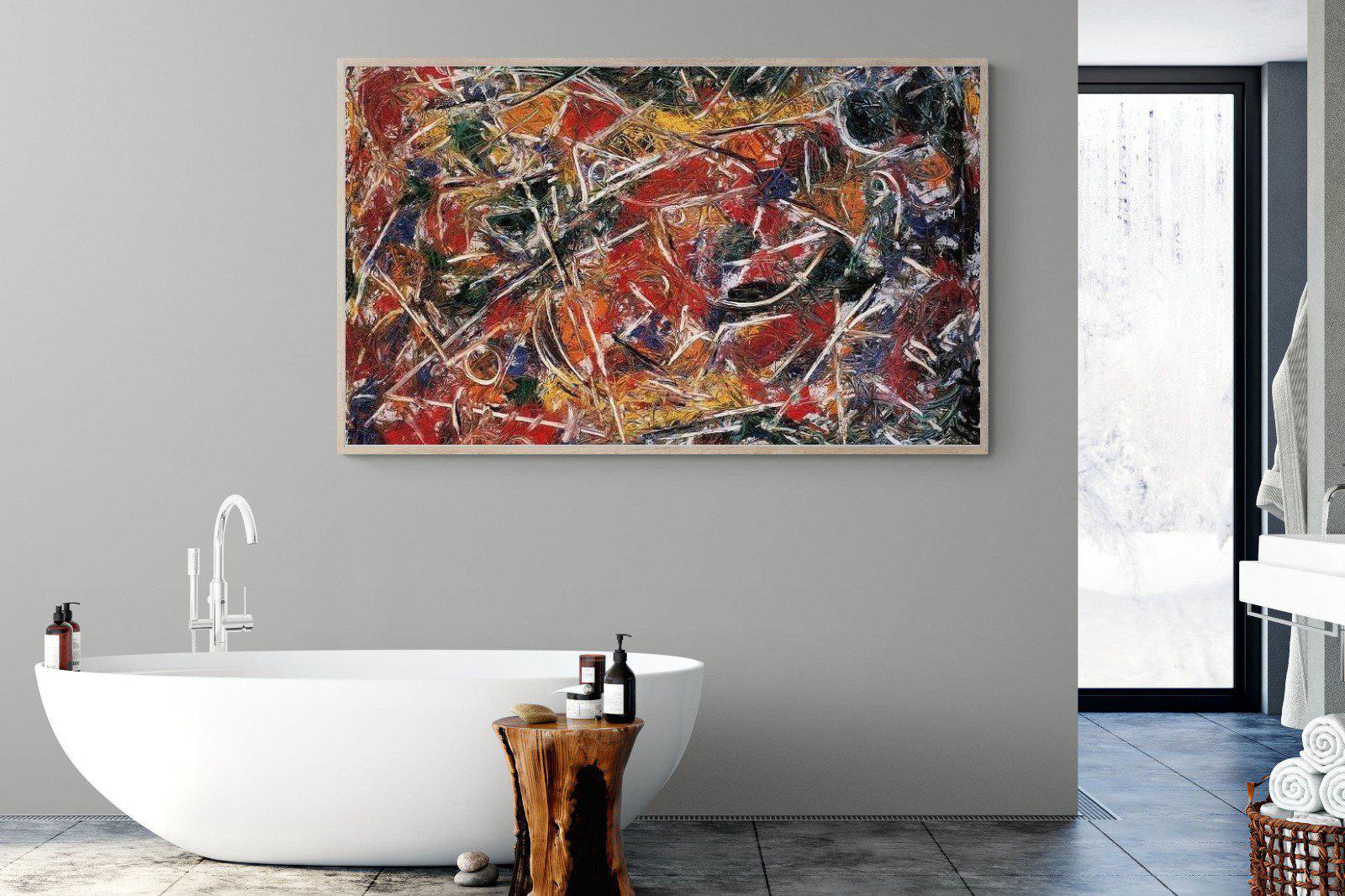 Croaking Movement-Wall_Art-180 x 110cm-Mounted Canvas-Wood-Pixalot