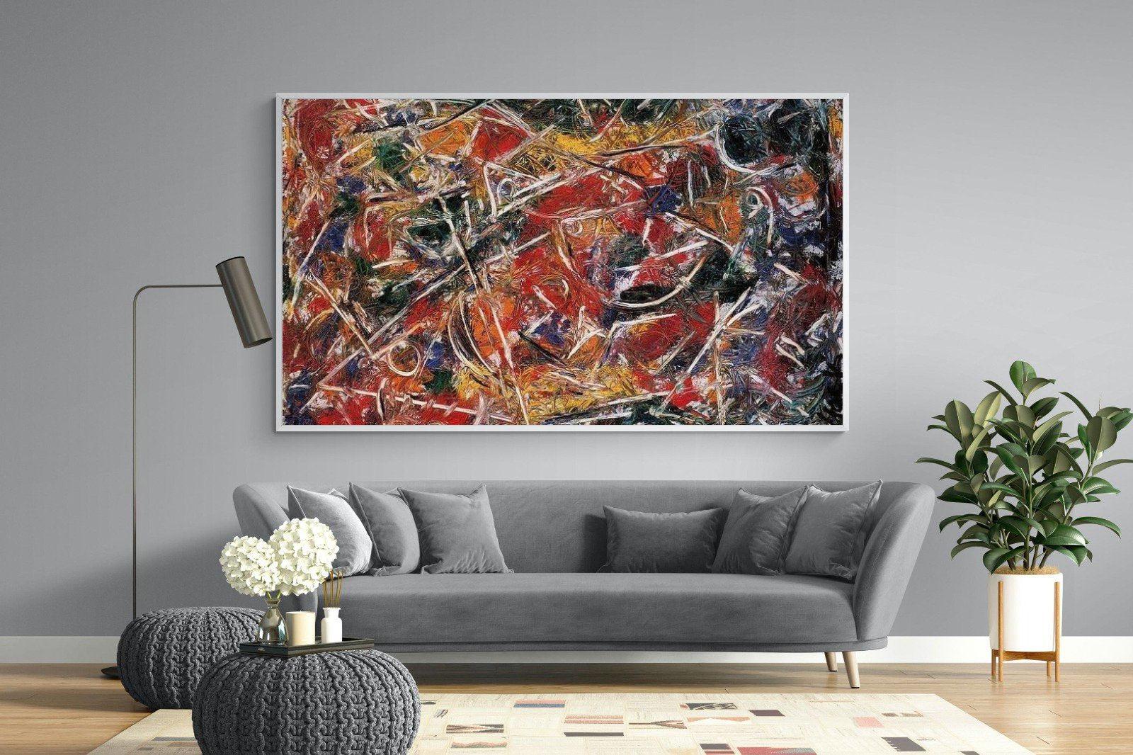 Croaking Movement-Wall_Art-220 x 130cm-Mounted Canvas-White-Pixalot