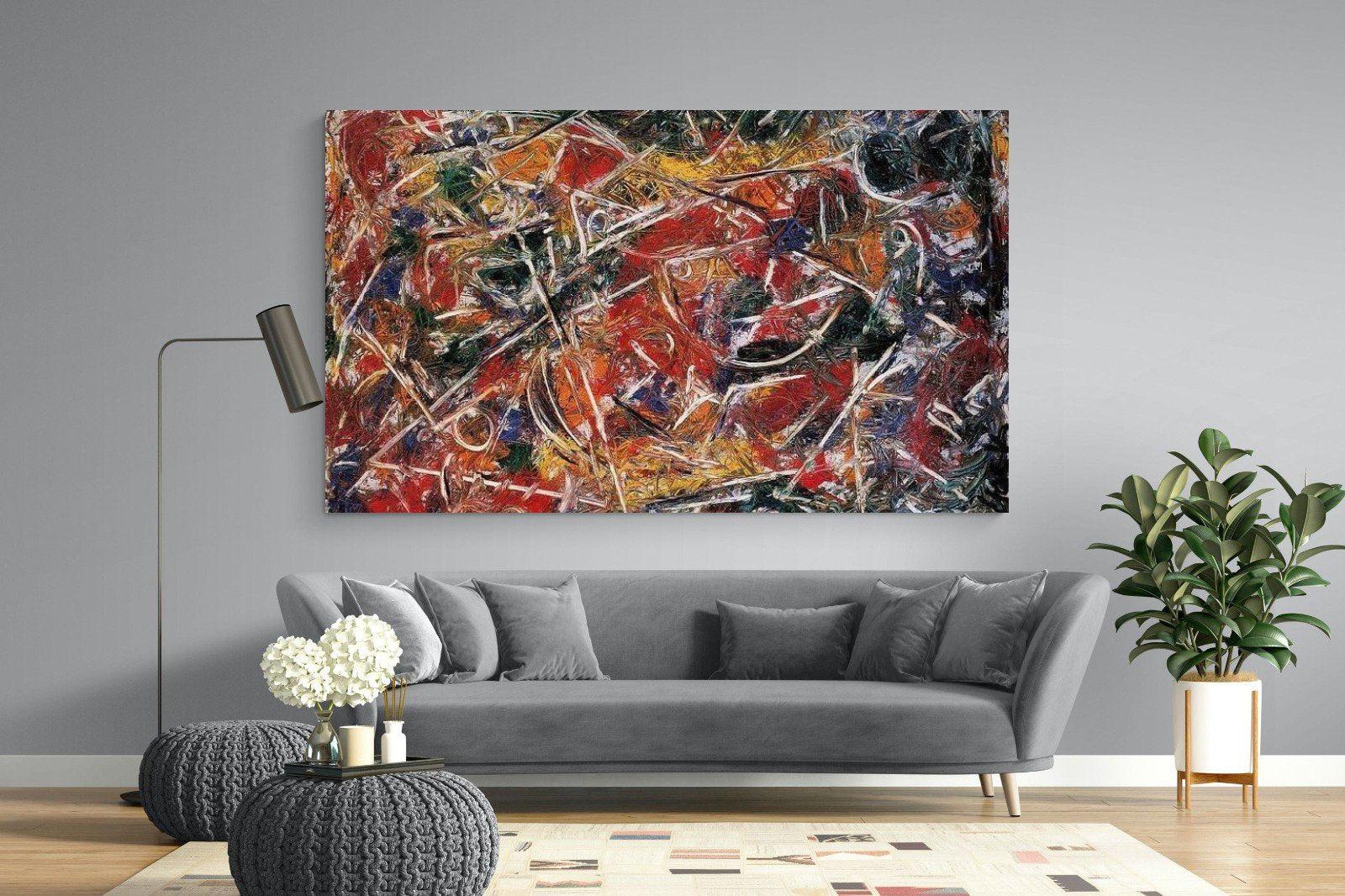 Croaking Movement-Wall_Art-220 x 130cm-Mounted Canvas-No Frame-Pixalot