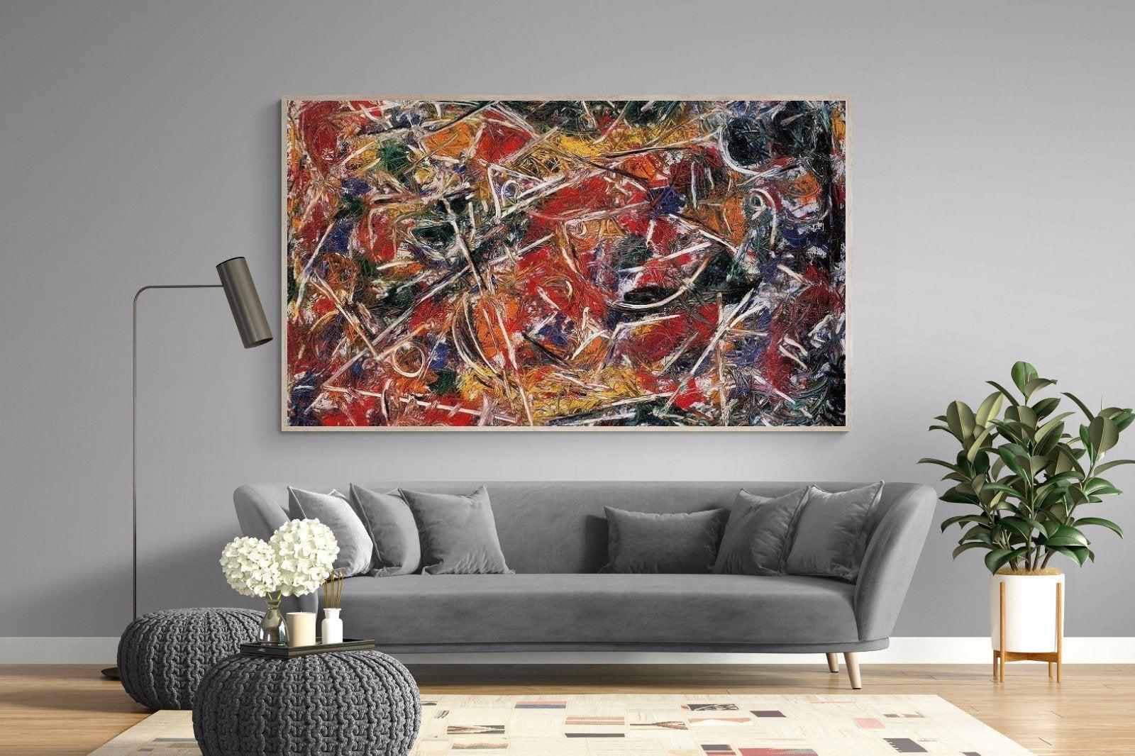 Croaking Movement-Wall_Art-220 x 130cm-Mounted Canvas-Wood-Pixalot