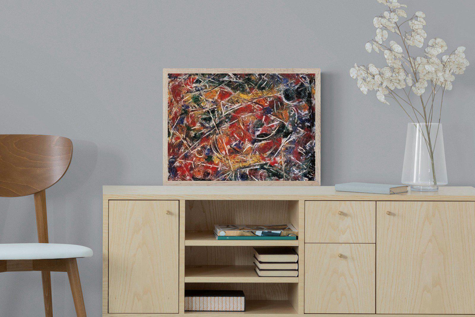 Croaking Movement-Wall_Art-60 x 45cm-Mounted Canvas-Wood-Pixalot