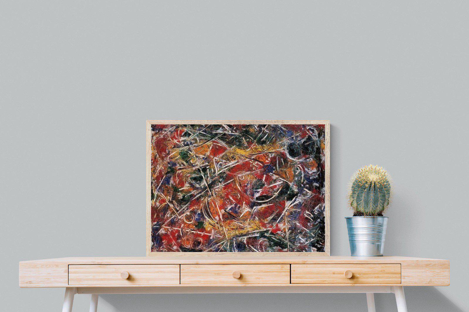 Croaking Movement-Wall_Art-80 x 60cm-Mounted Canvas-Wood-Pixalot