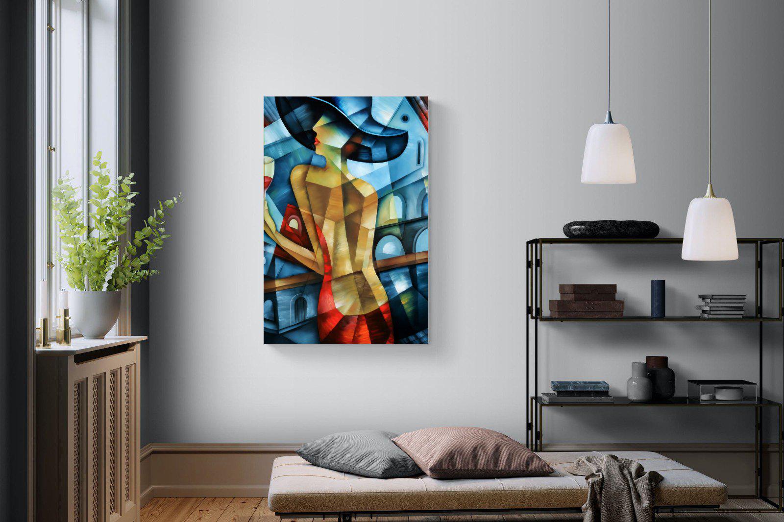 Cubist Couture-Wall_Art-100 x 150cm-Mounted Canvas-No Frame-Pixalot