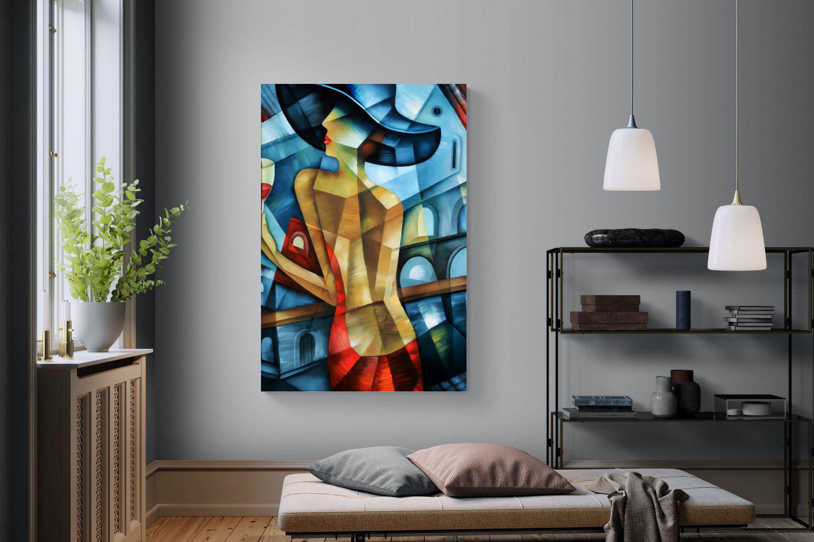 Cubist Couture-Wall_Art-120 x 180cm-Mounted Canvas-No Frame-Pixalot