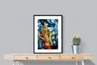 Cubist Couture-Wall_Art-60 x 80cm-Framed Print-Black-Pixalot
