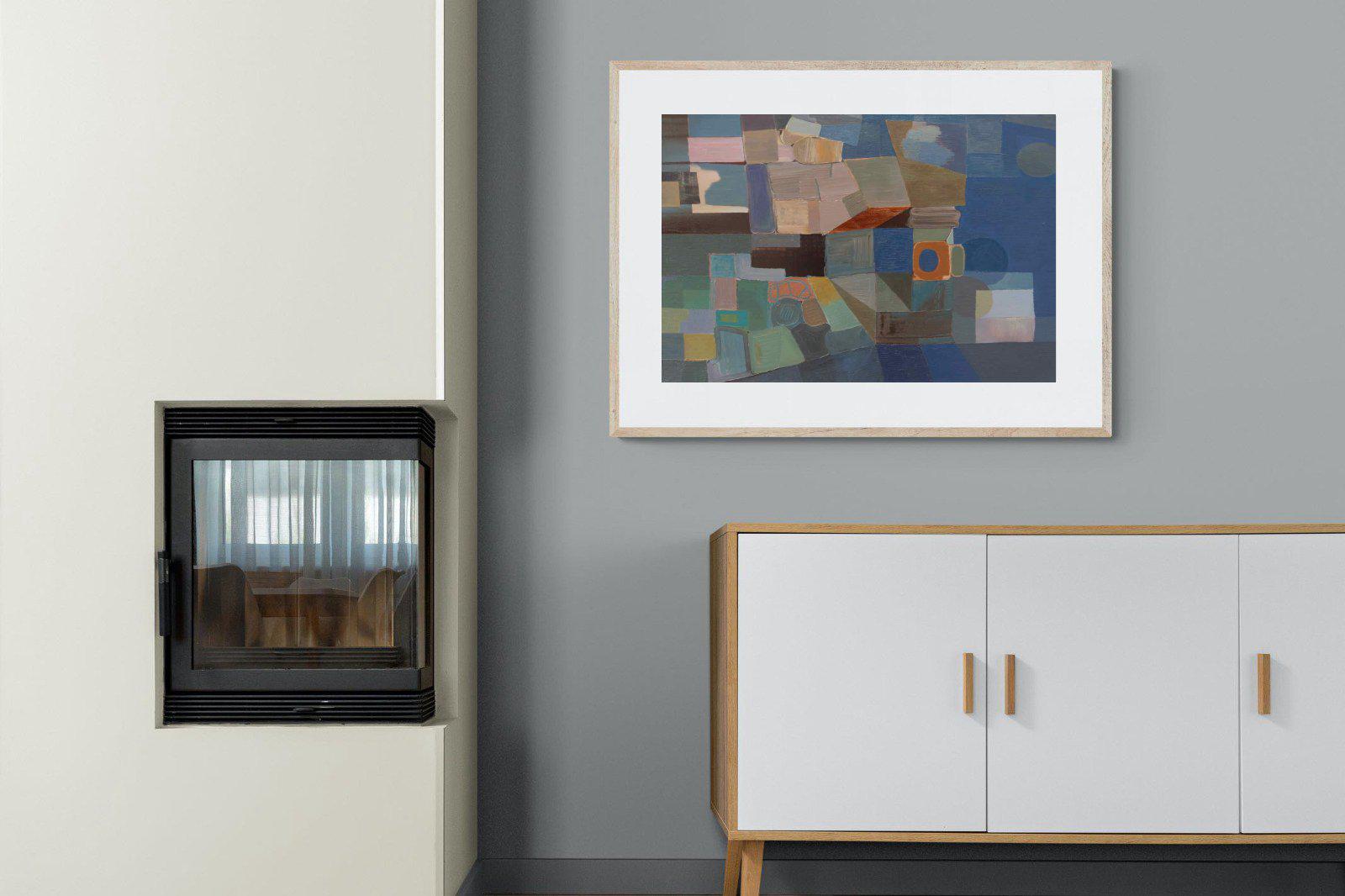 Cubist-Wall_Art-100 x 75cm-Framed Print-Wood-Pixalot
