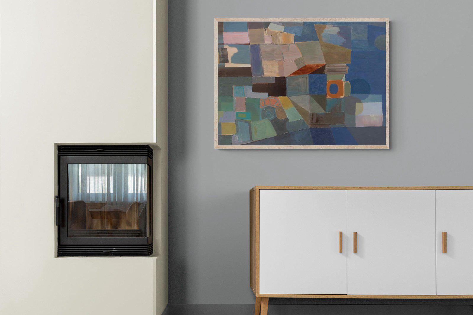 Cubist-Wall_Art-100 x 75cm-Mounted Canvas-Wood-Pixalot