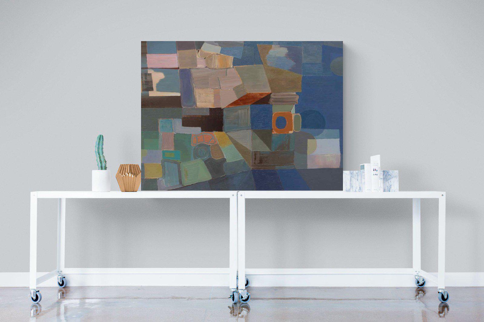 Cubist-Wall_Art-120 x 90cm-Mounted Canvas-No Frame-Pixalot
