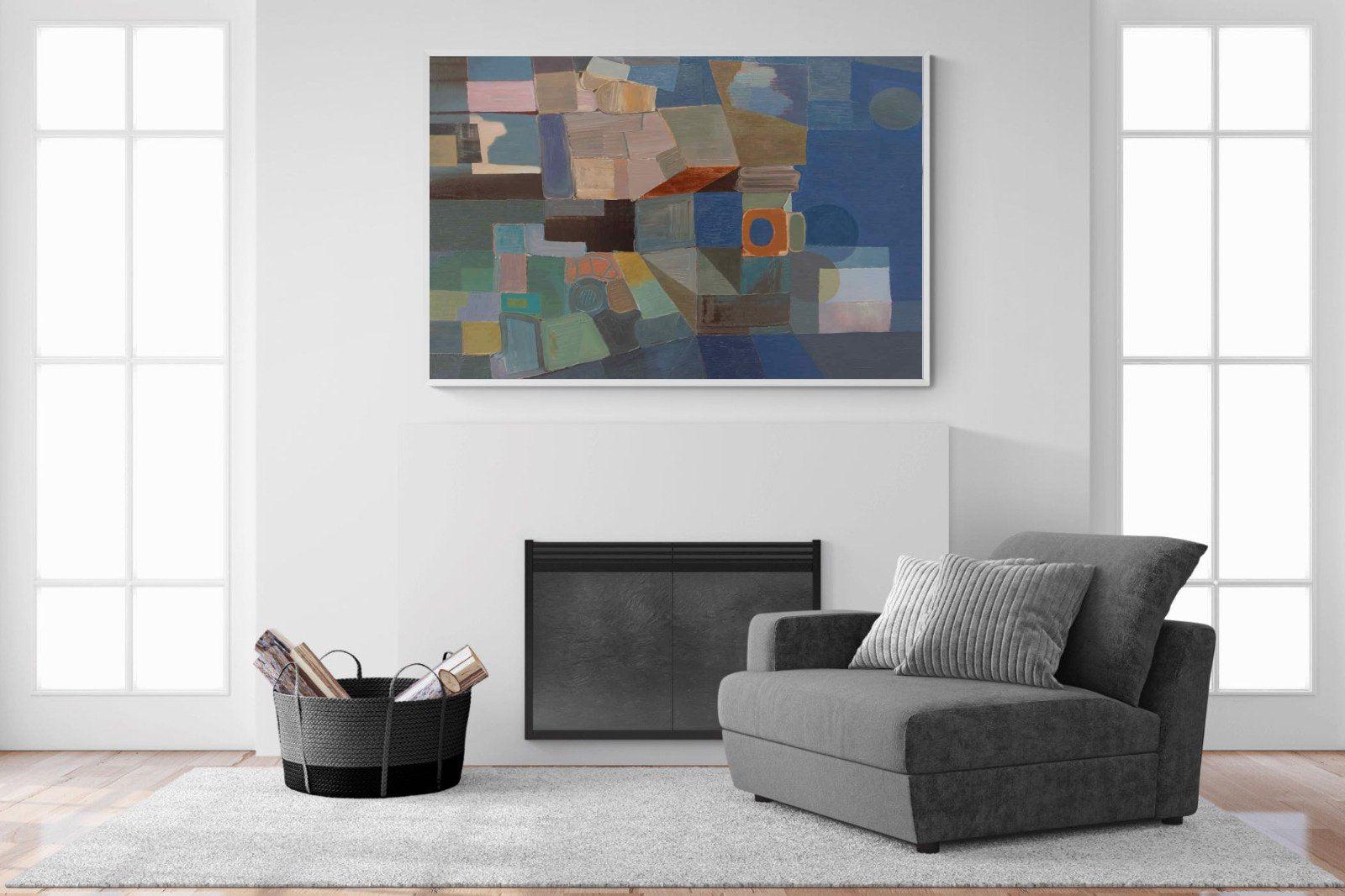 Cubist-Wall_Art-150 x 100cm-Mounted Canvas-White-Pixalot