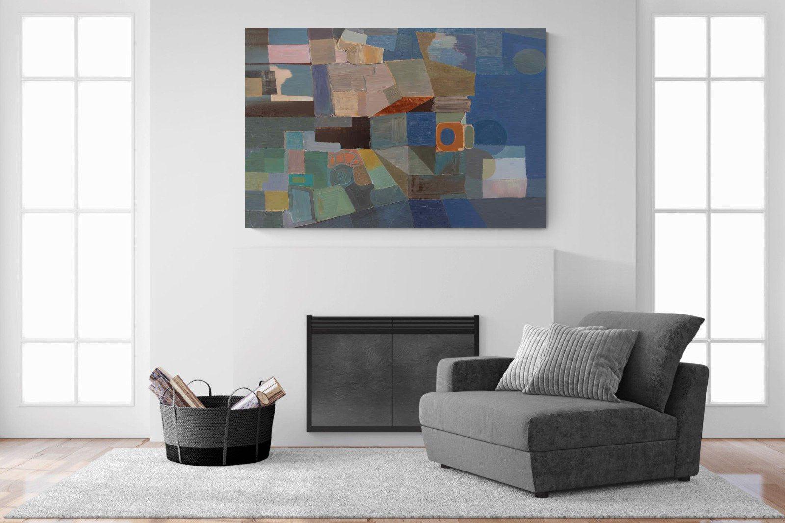 Cubist-Wall_Art-150 x 100cm-Mounted Canvas-No Frame-Pixalot