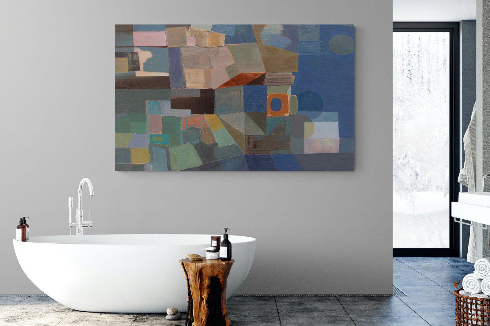 Cubist-Wall_Art-180 x 110cm-Mounted Canvas-No Frame-Pixalot