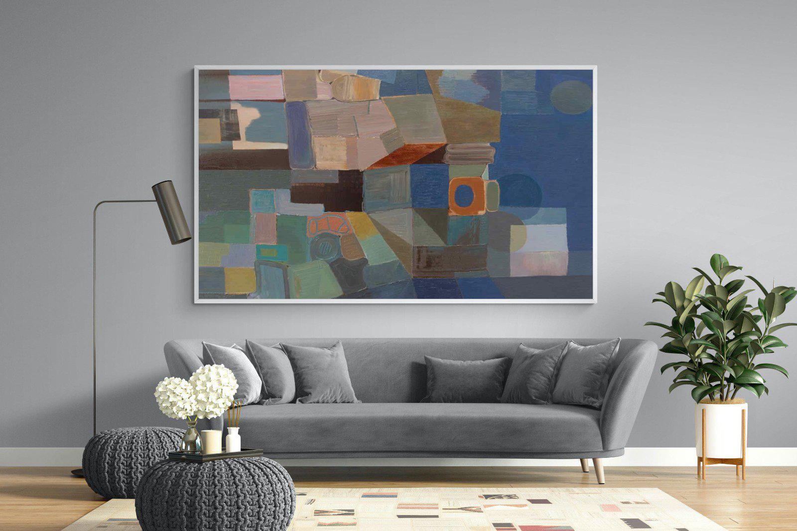 Cubist-Wall_Art-220 x 130cm-Mounted Canvas-White-Pixalot