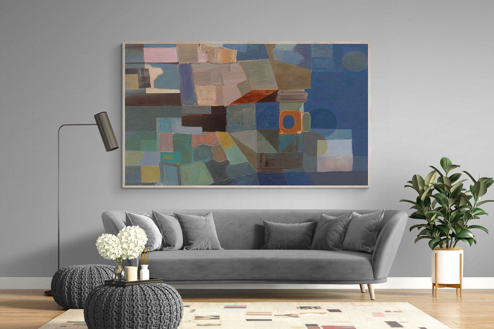 Cubist-Wall_Art-220 x 130cm-Mounted Canvas-Wood-Pixalot
