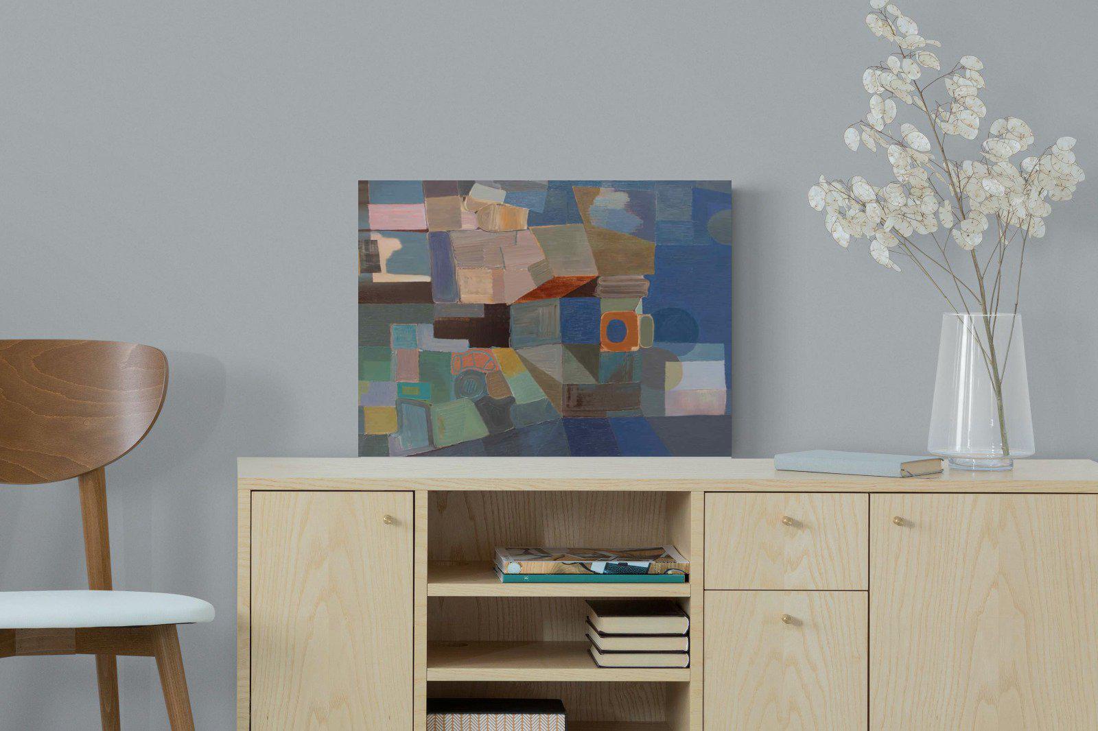 Cubist-Wall_Art-60 x 45cm-Mounted Canvas-No Frame-Pixalot