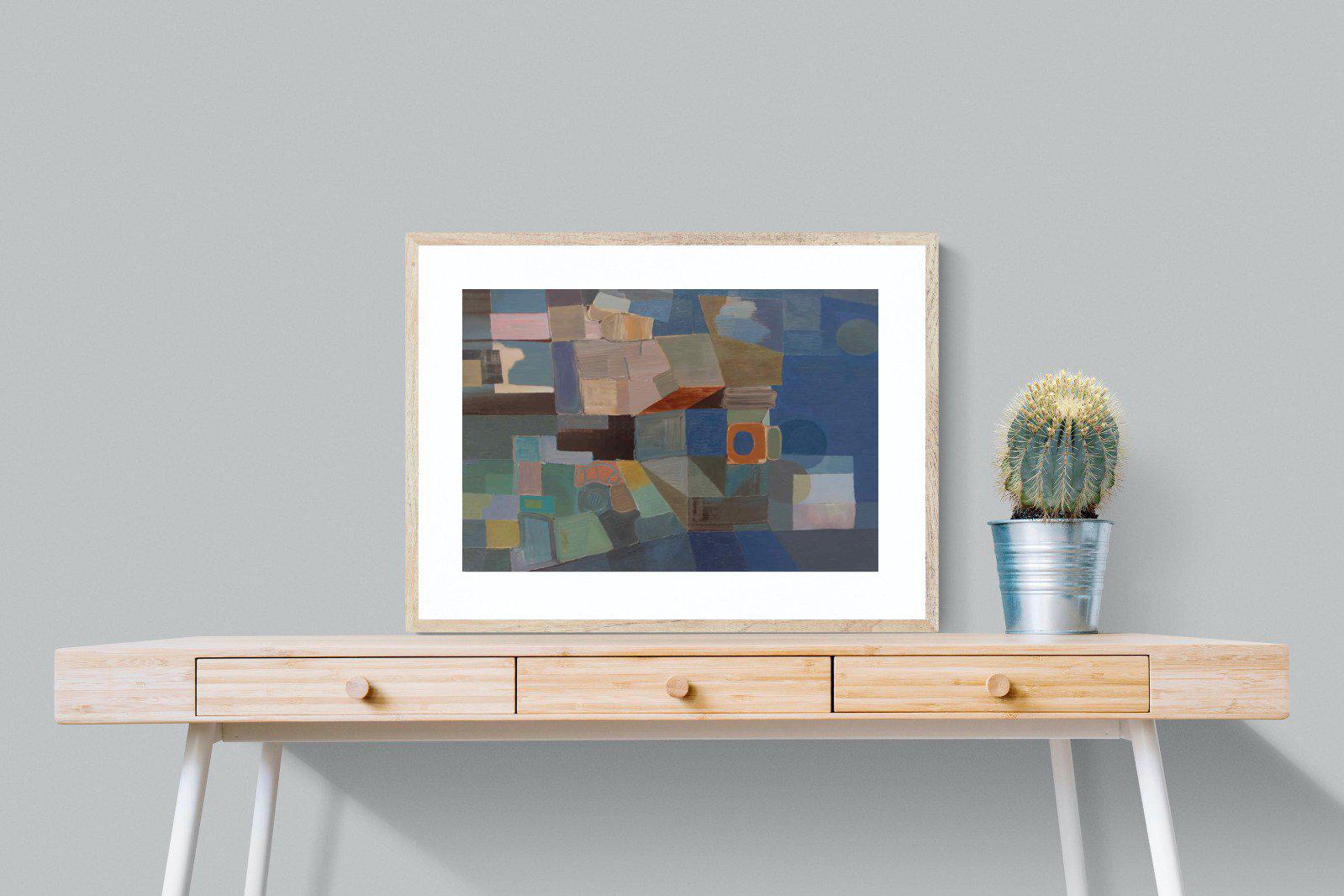 Cubist-Wall_Art-80 x 60cm-Framed Print-Wood-Pixalot