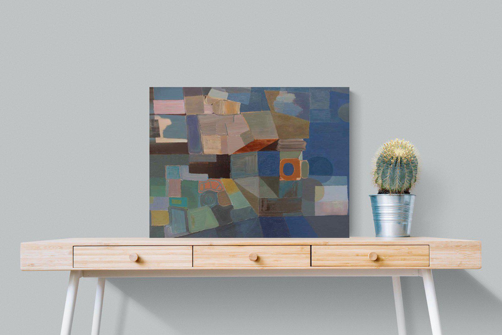 Cubist-Wall_Art-80 x 60cm-Mounted Canvas-No Frame-Pixalot