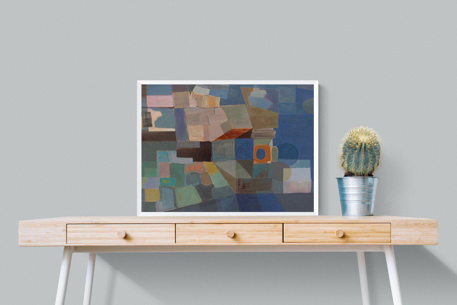 Cubist-Wall_Art-80 x 60cm-Mounted Canvas-White-Pixalot