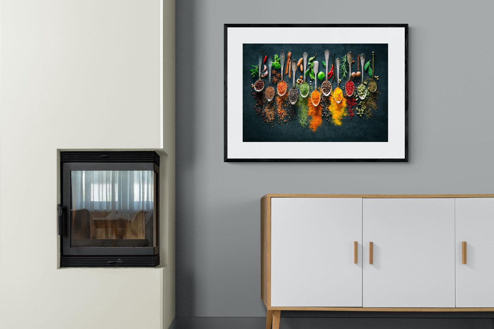 Culinary-Wall_Art-100 x 75cm-Framed Print-Black-Pixalot