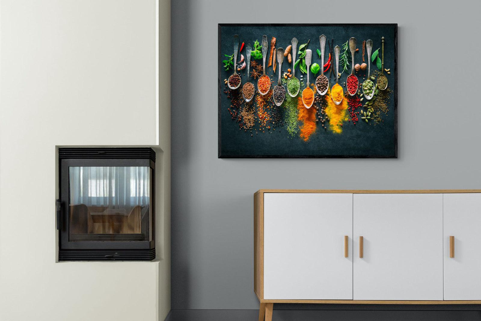 Culinary-Wall_Art-100 x 75cm-Mounted Canvas-Black-Pixalot