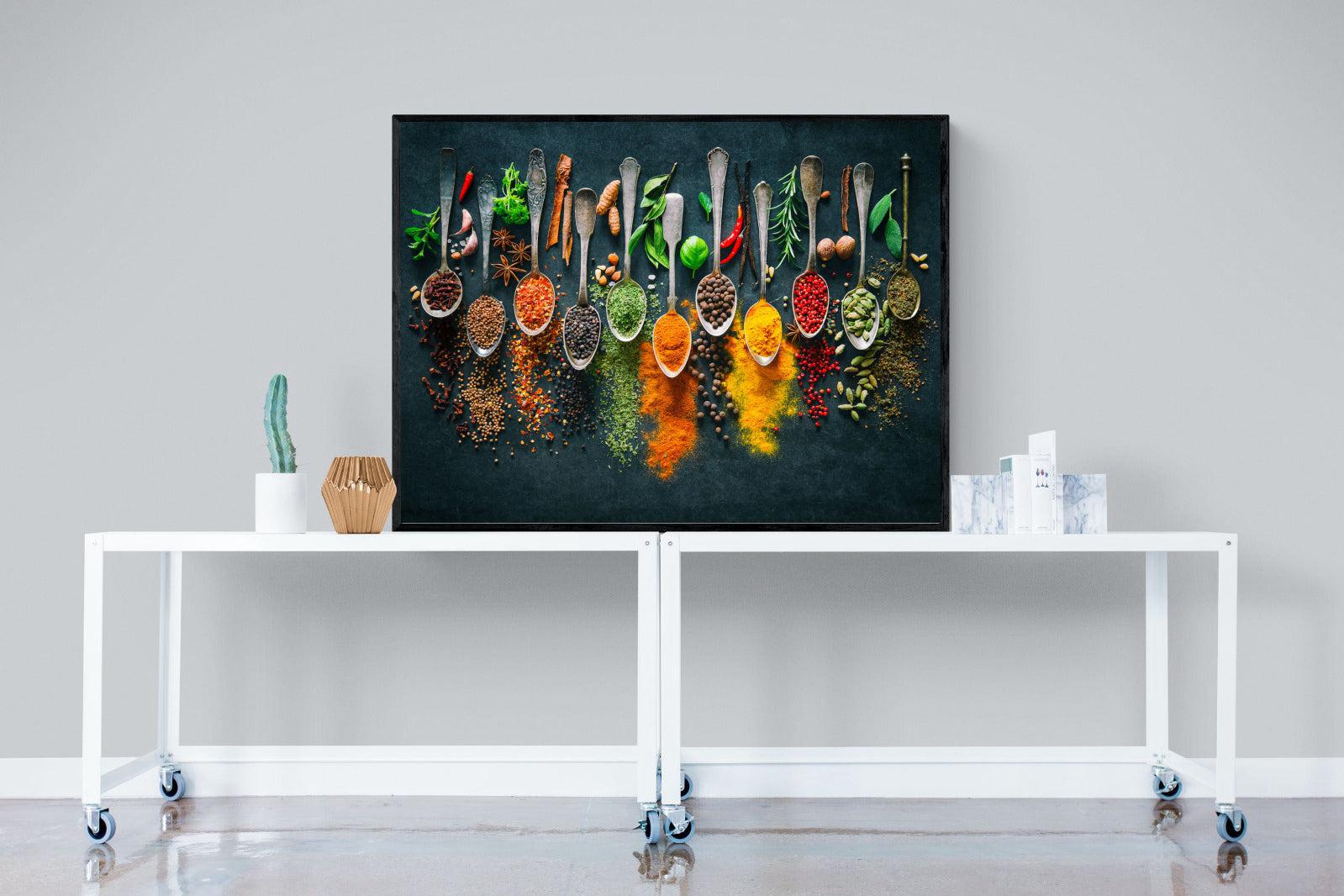 Culinary-Wall_Art-120 x 90cm-Mounted Canvas-Black-Pixalot