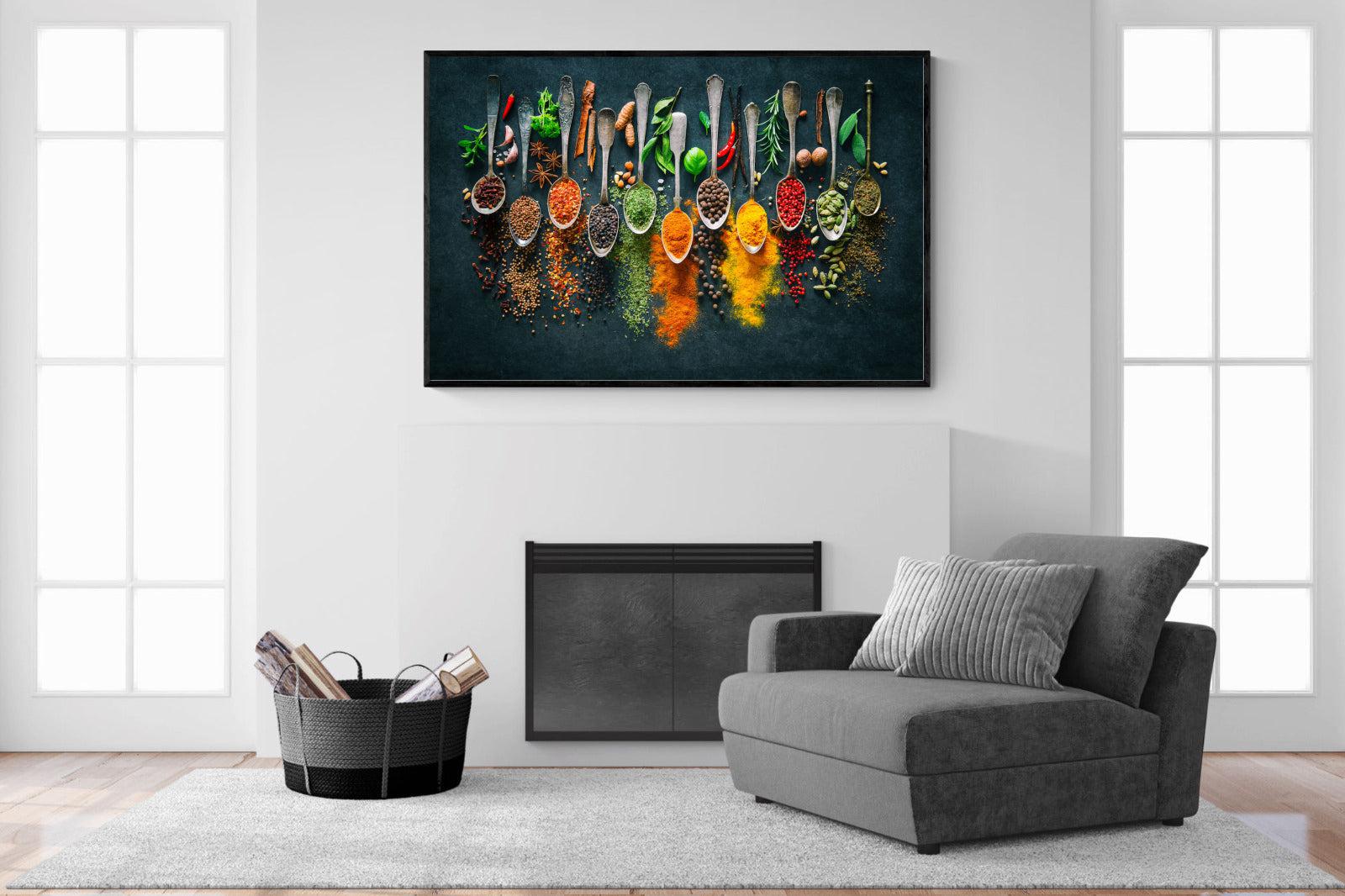 Culinary-Wall_Art-150 x 100cm-Mounted Canvas-Black-Pixalot