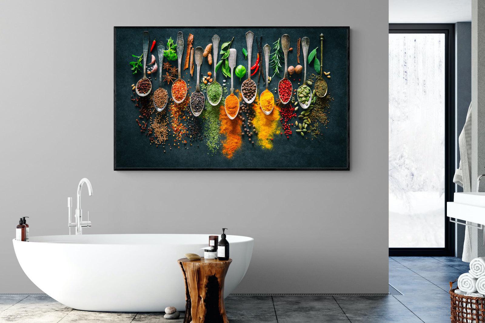 Culinary-Wall_Art-180 x 110cm-Mounted Canvas-Black-Pixalot