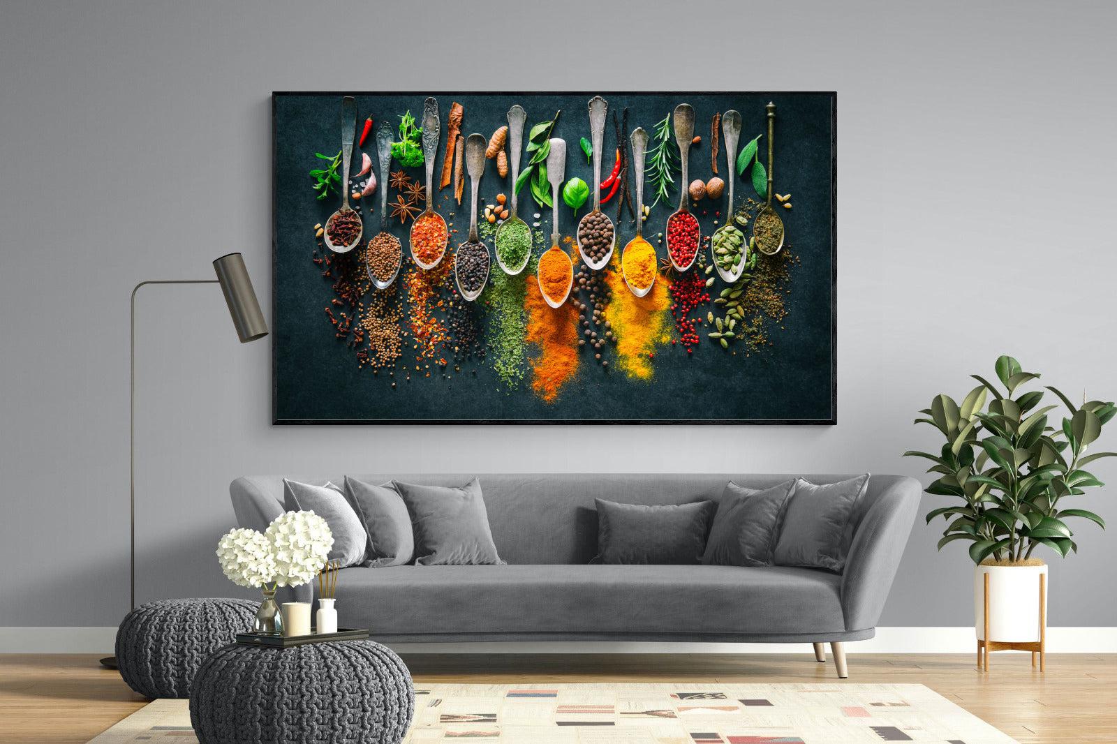 Culinary-Wall_Art-220 x 130cm-Mounted Canvas-Black-Pixalot