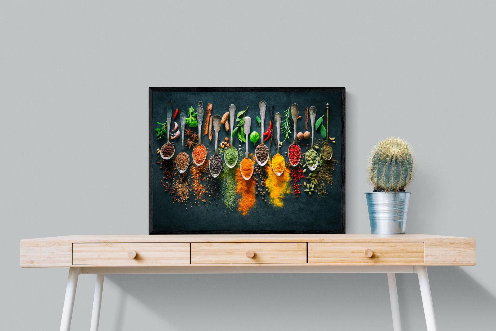 Culinary-Wall_Art-80 x 60cm-Mounted Canvas-Black-Pixalot