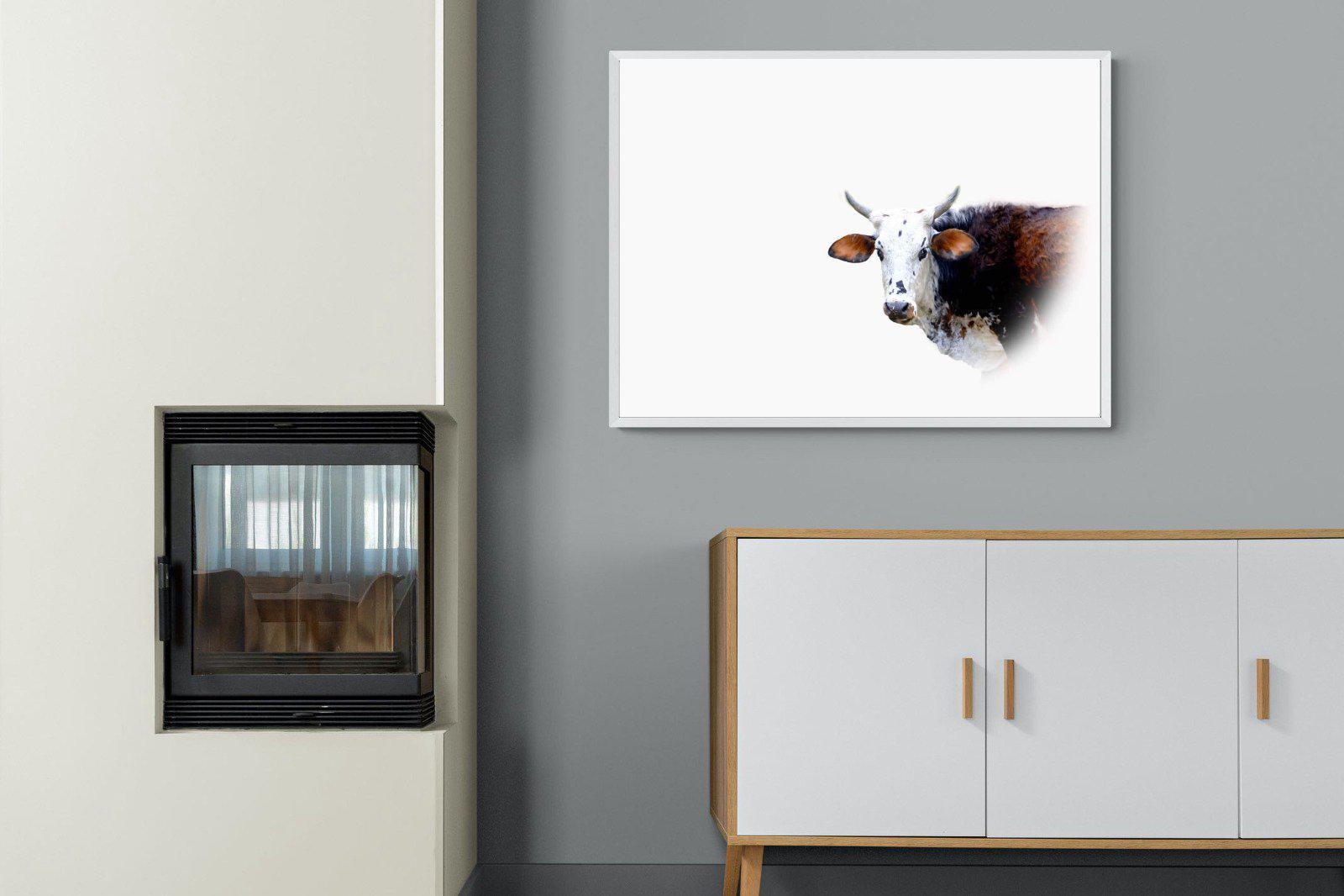 Curious Nguni-Wall_Art-100 x 75cm-Mounted Canvas-White-Pixalot