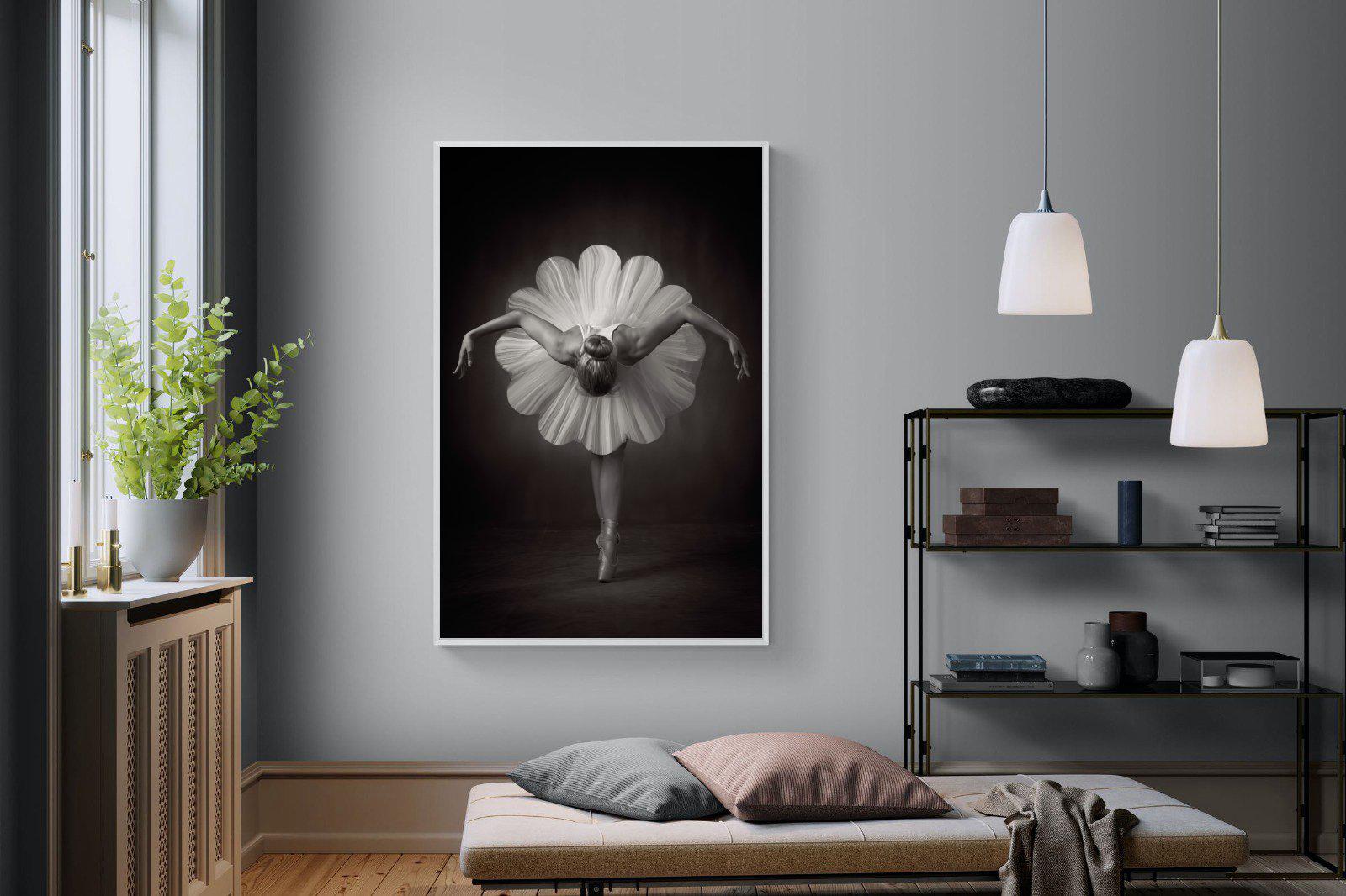 Curtsy-Wall_Art-120 x 180cm-Mounted Canvas-White-Pixalot