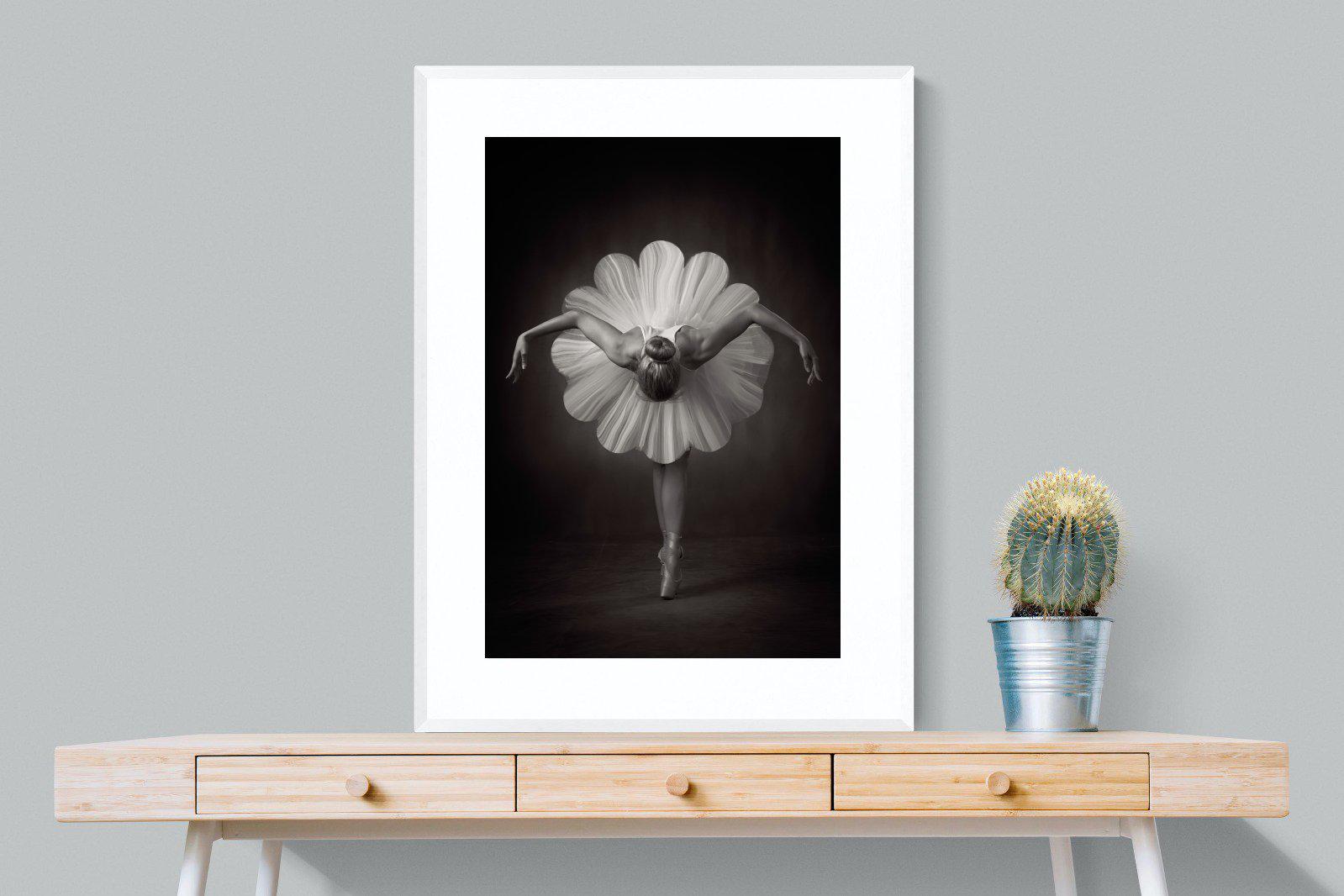 Curtsy-Wall_Art-75 x 100cm-Framed Print-White-Pixalot