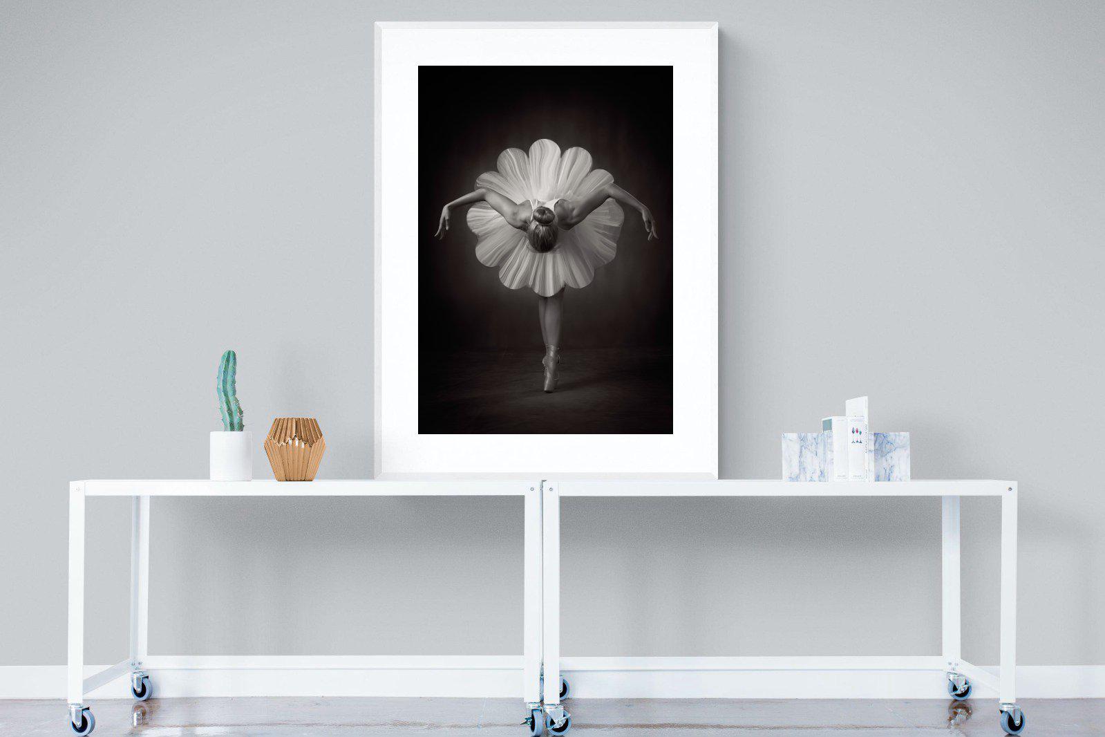 Curtsy-Wall_Art-90 x 120cm-Framed Print-White-Pixalot