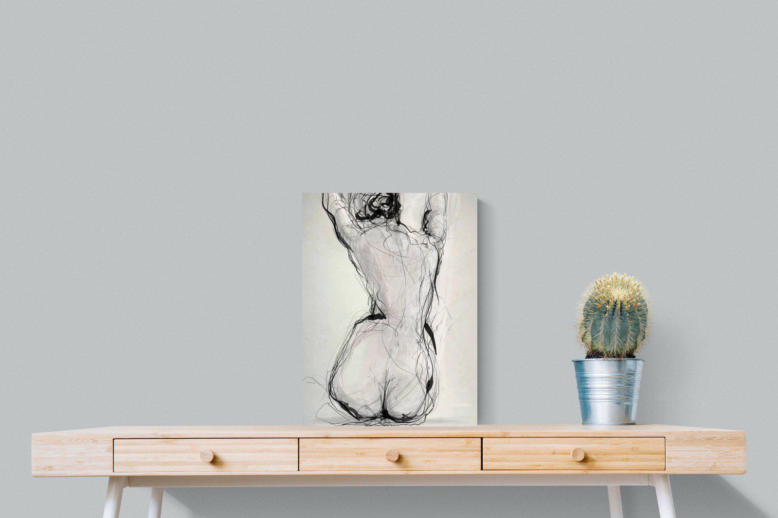Curvy-Wall_Art-45 x 60cm-Mounted Canvas-No Frame-Pixalot