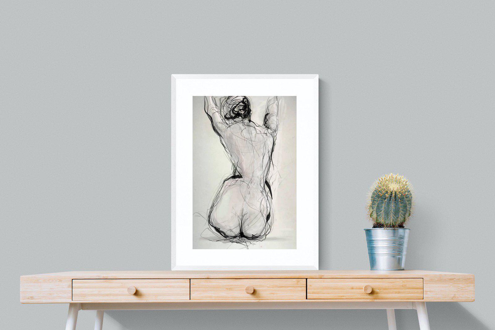 Curvy-Wall_Art-60 x 80cm-Framed Print-White-Pixalot