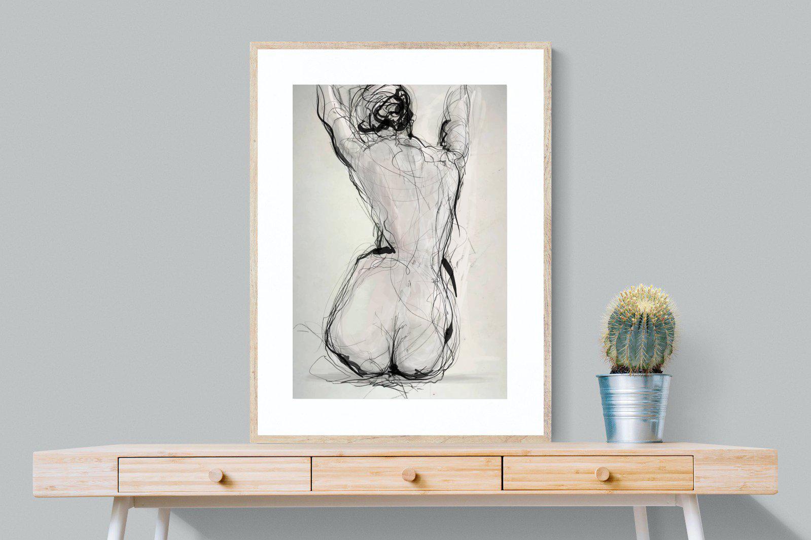 Curvy-Wall_Art-75 x 100cm-Framed Print-Wood-Pixalot