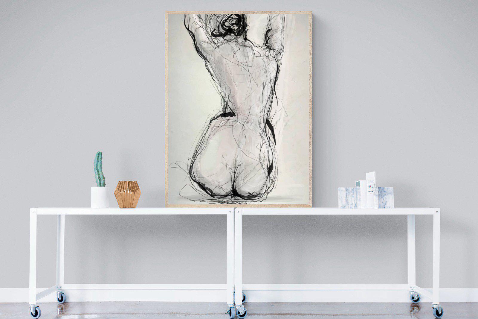 Curvy-Wall_Art-90 x 120cm-Mounted Canvas-Wood-Pixalot