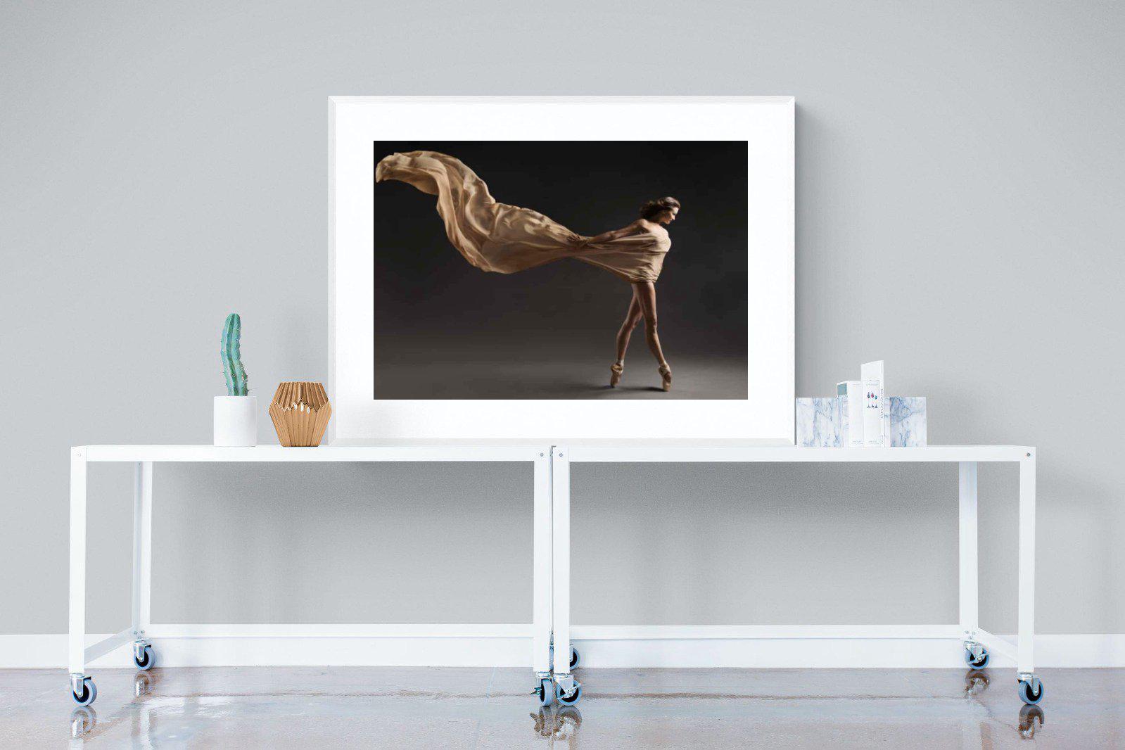 Dancing in the Dark-Wall_Art-120 x 90cm-Framed Print-White-Pixalot
