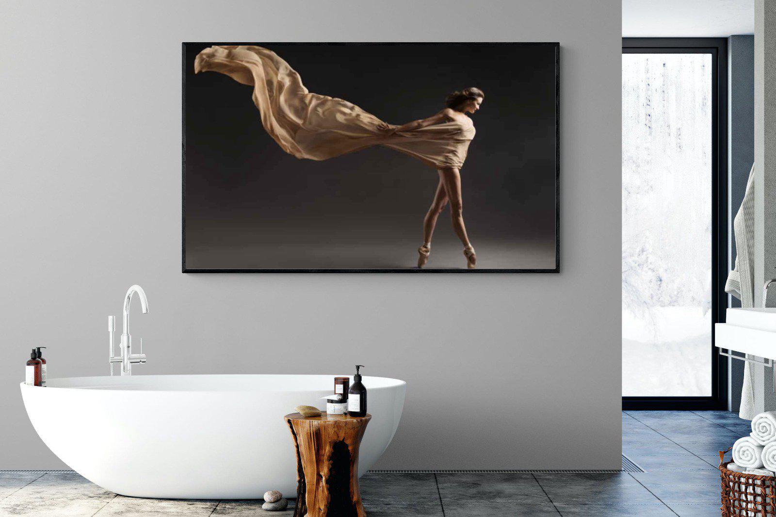 Dancing in the Dark-Wall_Art-180 x 110cm-Mounted Canvas-Black-Pixalot
