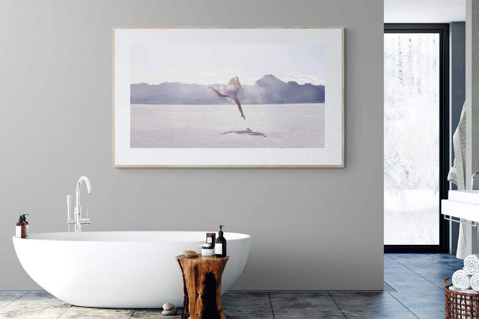 Dancing in the Desert-Wall_Art-180 x 110cm-Framed Print-Wood-Pixalot