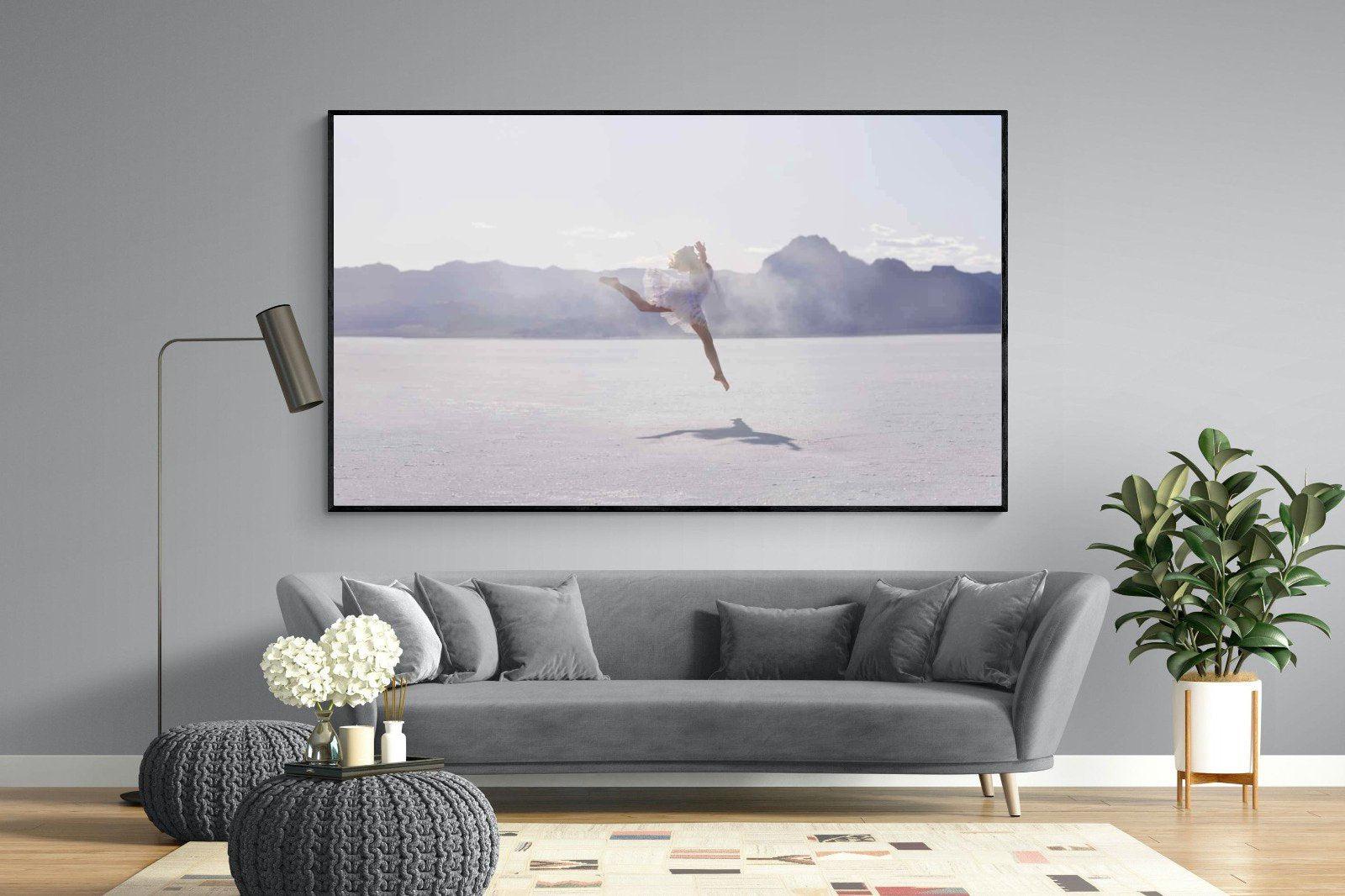 Dancing in the Desert-Wall_Art-220 x 130cm-Mounted Canvas-Black-Pixalot