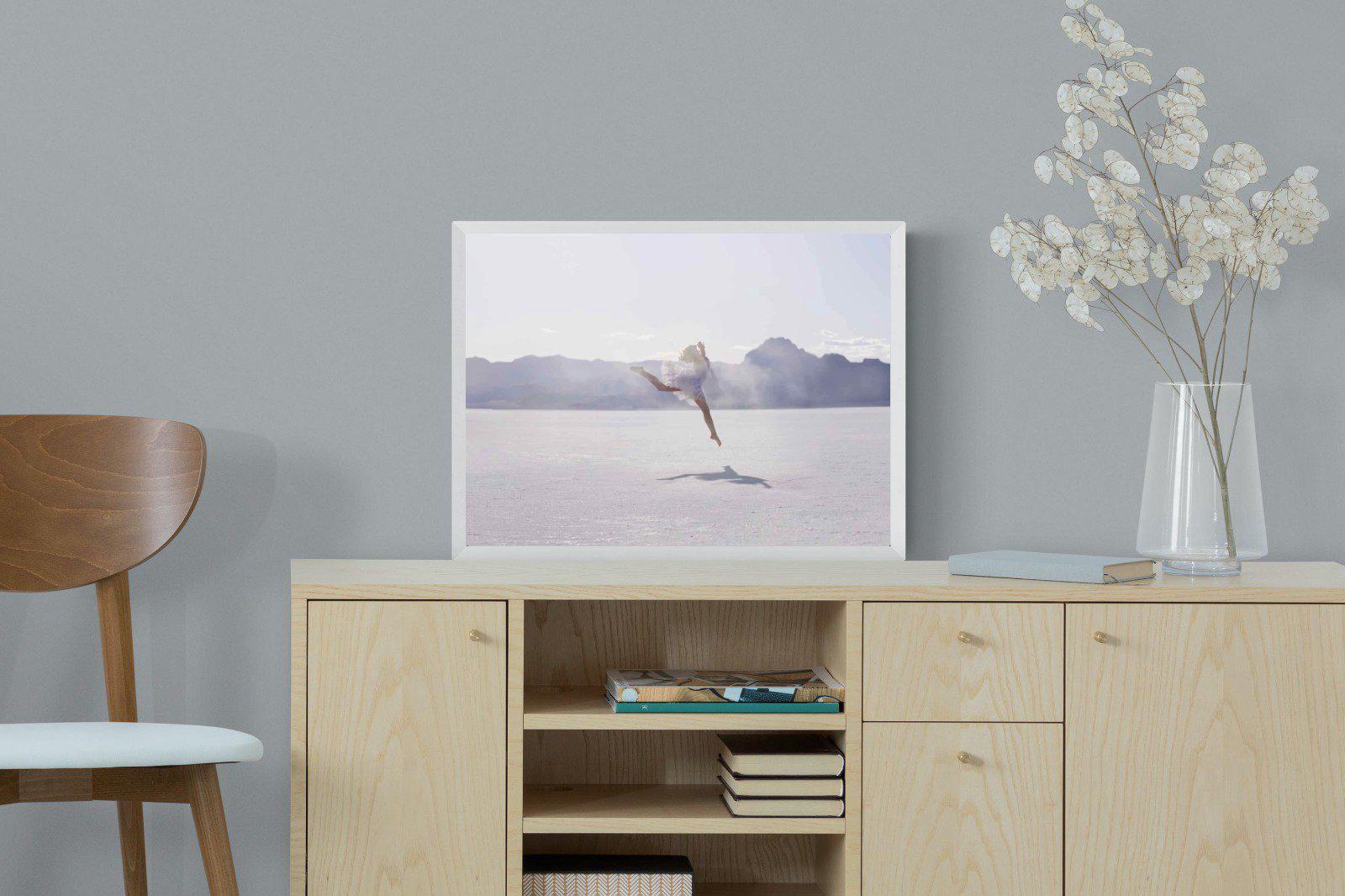 Dancing in the Desert-Wall_Art-60 x 45cm-Mounted Canvas-White-Pixalot