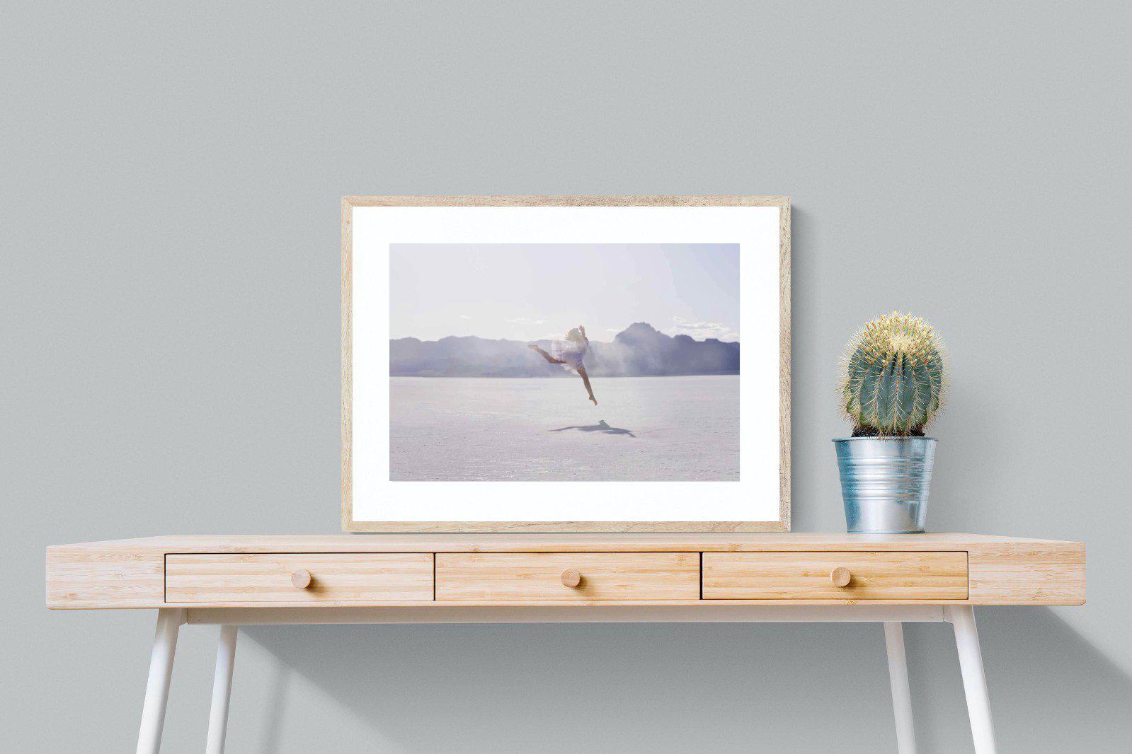 Dancing in the Desert-Wall_Art-80 x 60cm-Framed Print-Wood-Pixalot