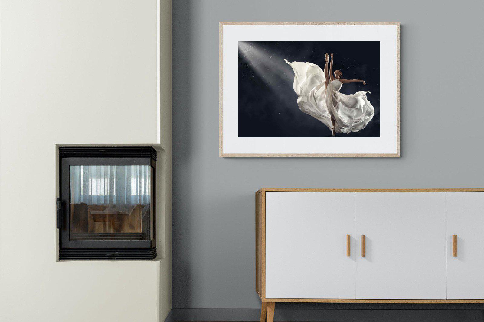 Dancing in the Spotlight-Wall_Art-100 x 75cm-Framed Print-Wood-Pixalot