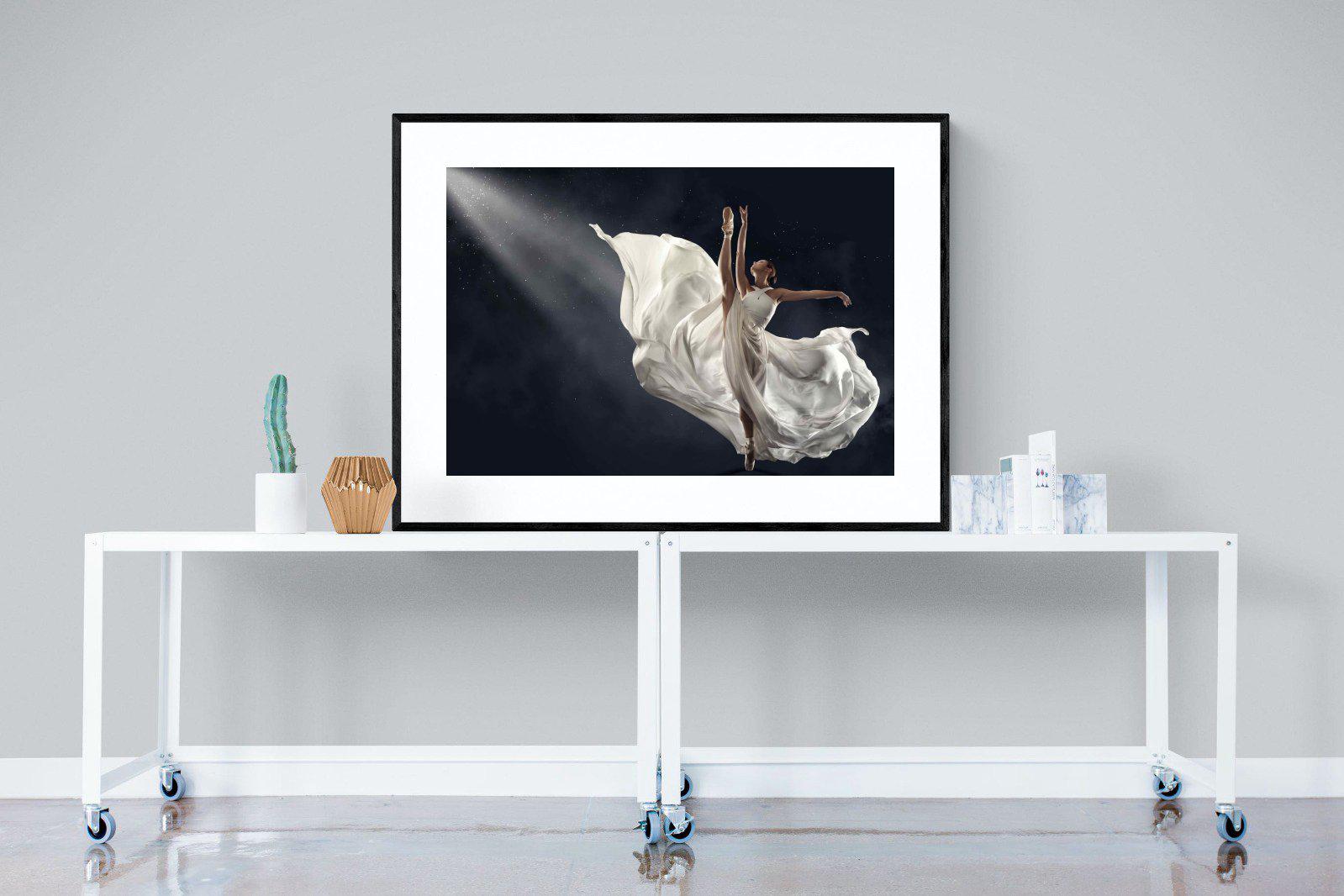 Dancing in the Spotlight-Wall_Art-120 x 90cm-Framed Print-Black-Pixalot