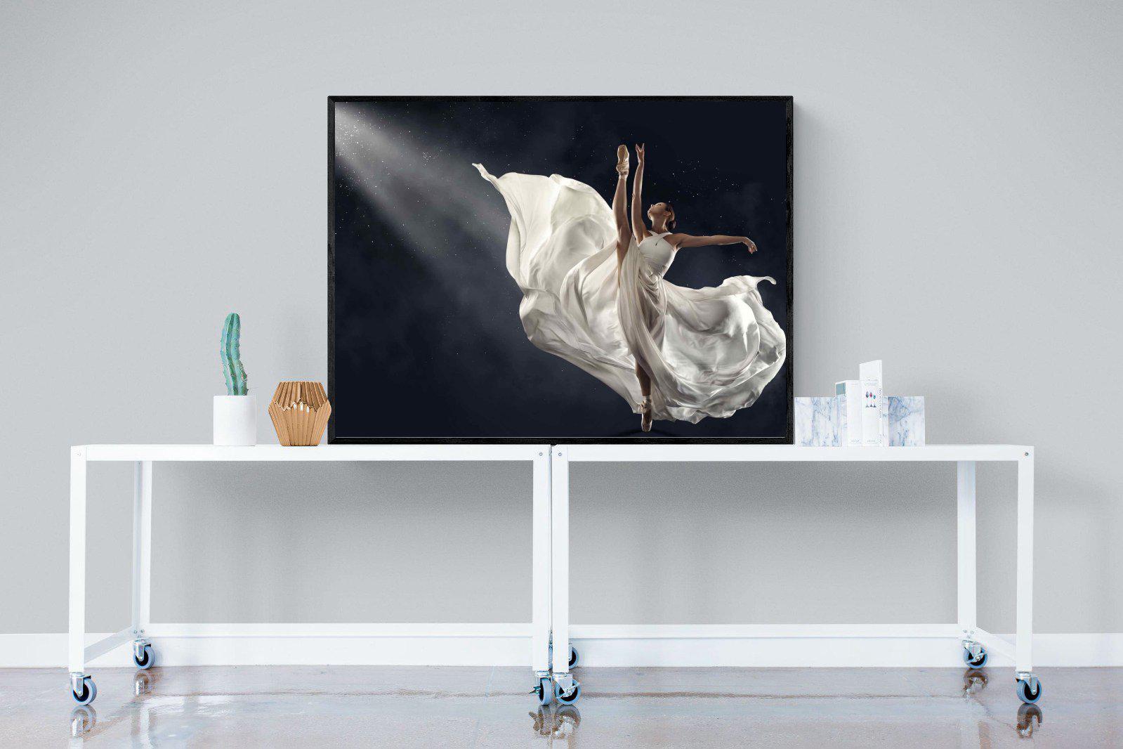 Dancing in the Spotlight-Wall_Art-120 x 90cm-Mounted Canvas-Black-Pixalot