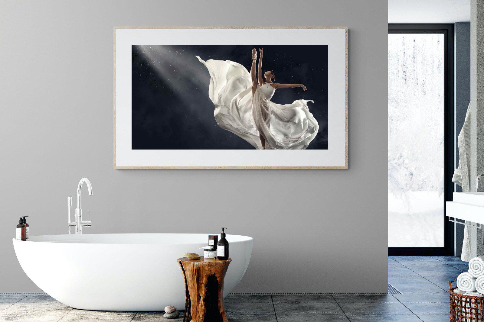 Dancing in the Spotlight-Wall_Art-180 x 110cm-Framed Print-Wood-Pixalot