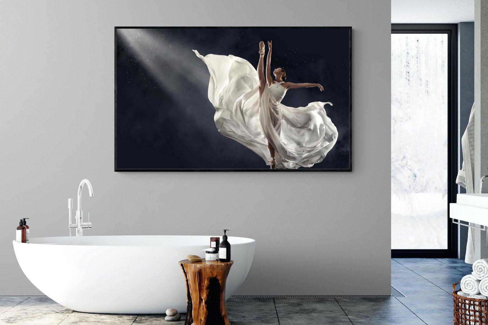 Dancing in the Spotlight-Wall_Art-180 x 110cm-Mounted Canvas-Black-Pixalot