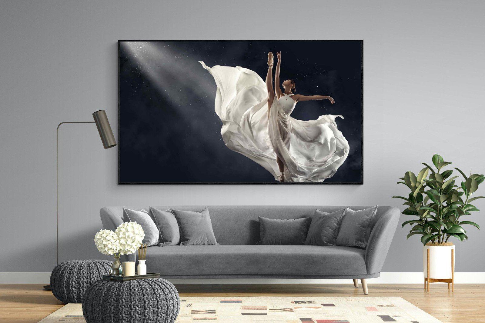 Dancing in the Spotlight-Wall_Art-220 x 130cm-Mounted Canvas-Black-Pixalot