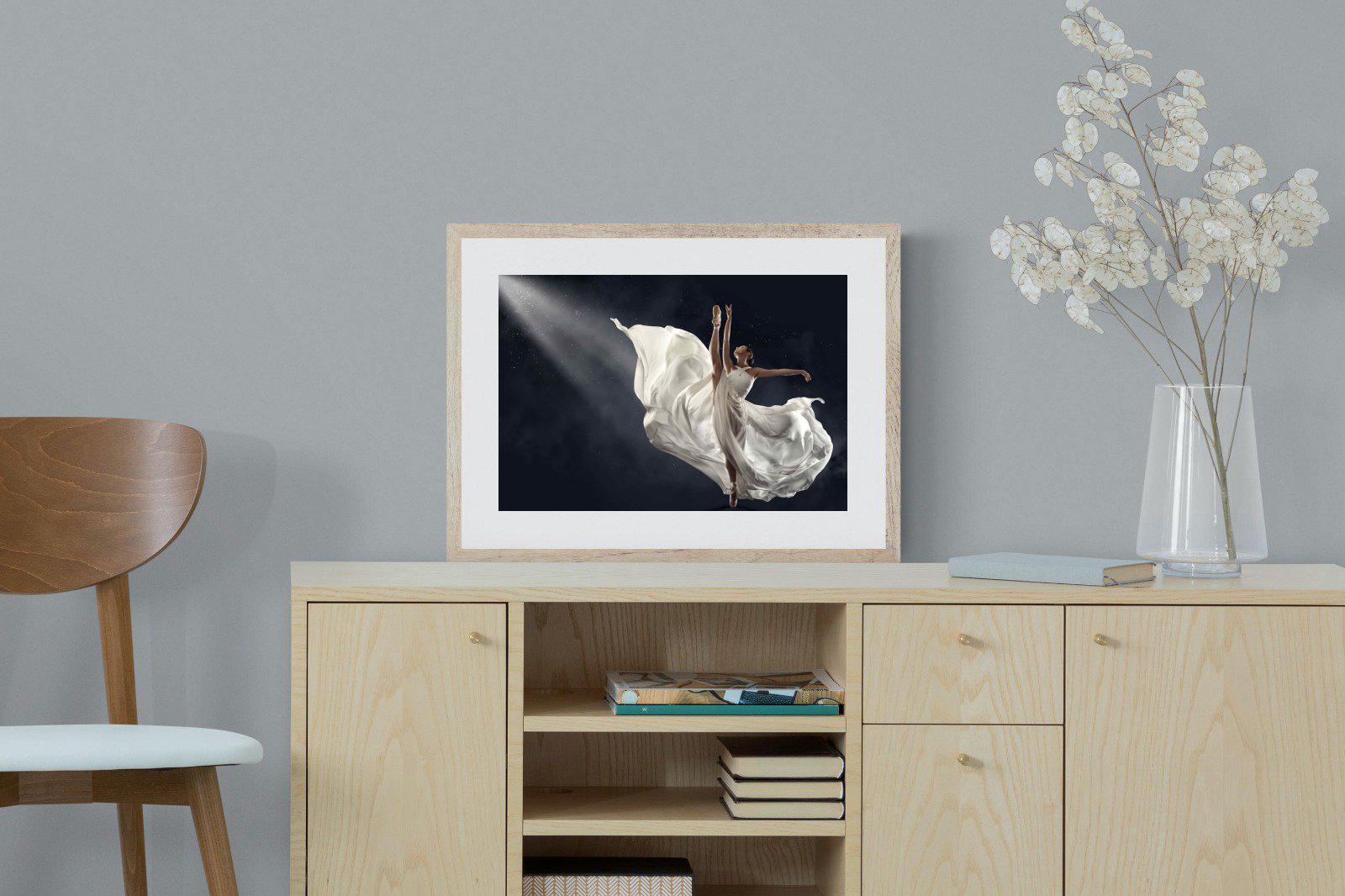 Dancing in the Spotlight-Wall_Art-60 x 45cm-Framed Print-Wood-Pixalot