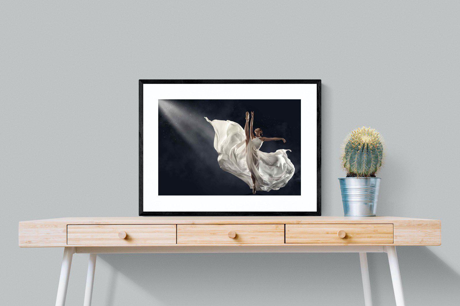 Dancing in the Spotlight-Wall_Art-80 x 60cm-Framed Print-Black-Pixalot